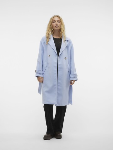 VERO MODA Overgangsfrakke i blå