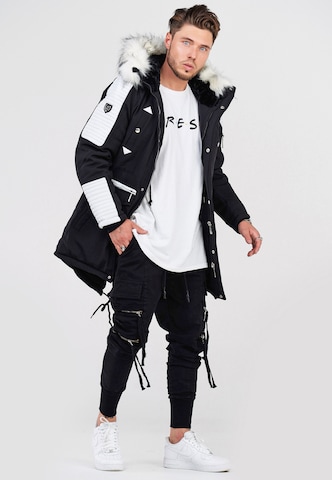 behype Winter Parka 'FADE-2' in Mixed colors