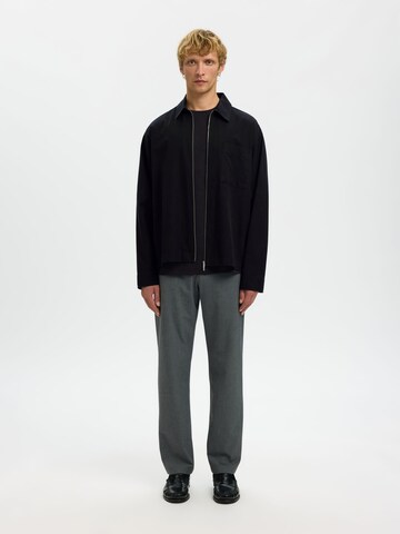 Coupe regular Veste mi-saison SELECTED en noir