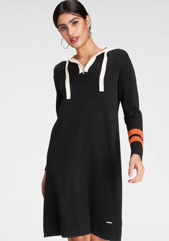 BRUNO BANANI Knitted dress in Black