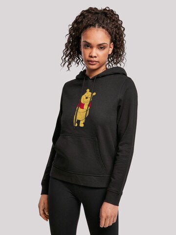 F4NT4STIC Sweatshirt 'Disney Winnie Puuh Der Bär' in Black: front