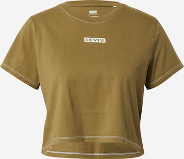 LEVI'S ® Majica 'GR Cropped Jordie Tee' | zelena barva: sprednja stran