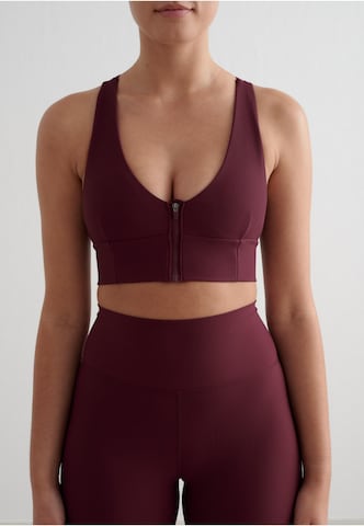 Bustier Soutien-gorge de sport Aim'n en rouge