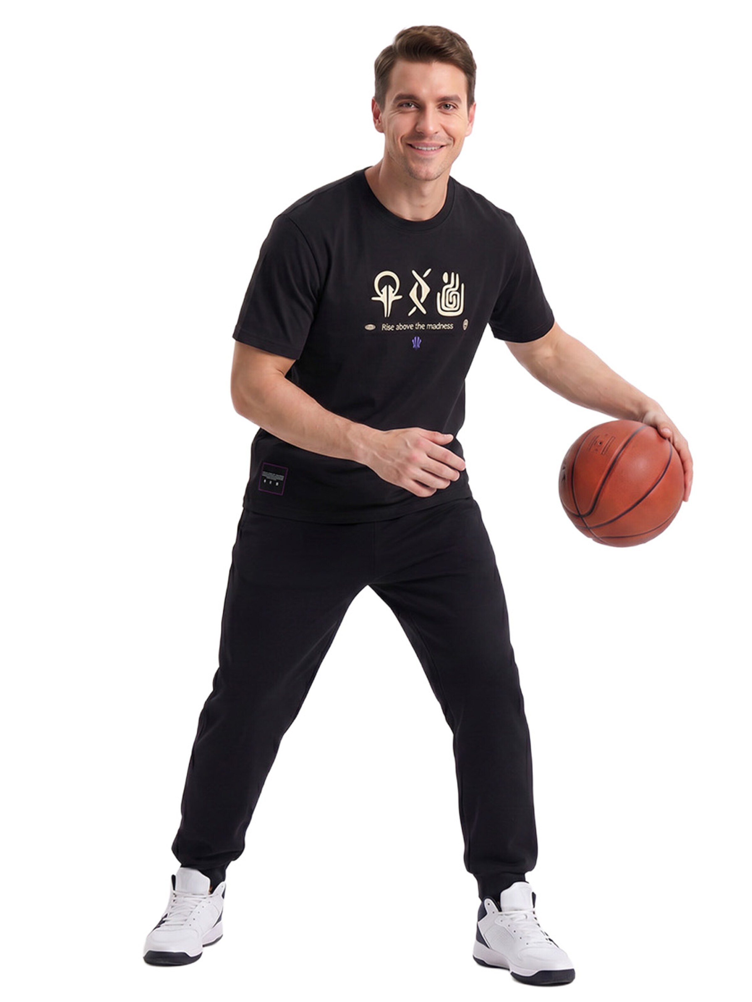 ANTA Shirt 'Anta KAI T-Shirt'‌‌‌‌‌‌‌ in Schwarz