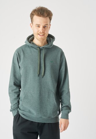 Cleptomanicx Sweatshirt 'Ligull' in Grün: predná strana