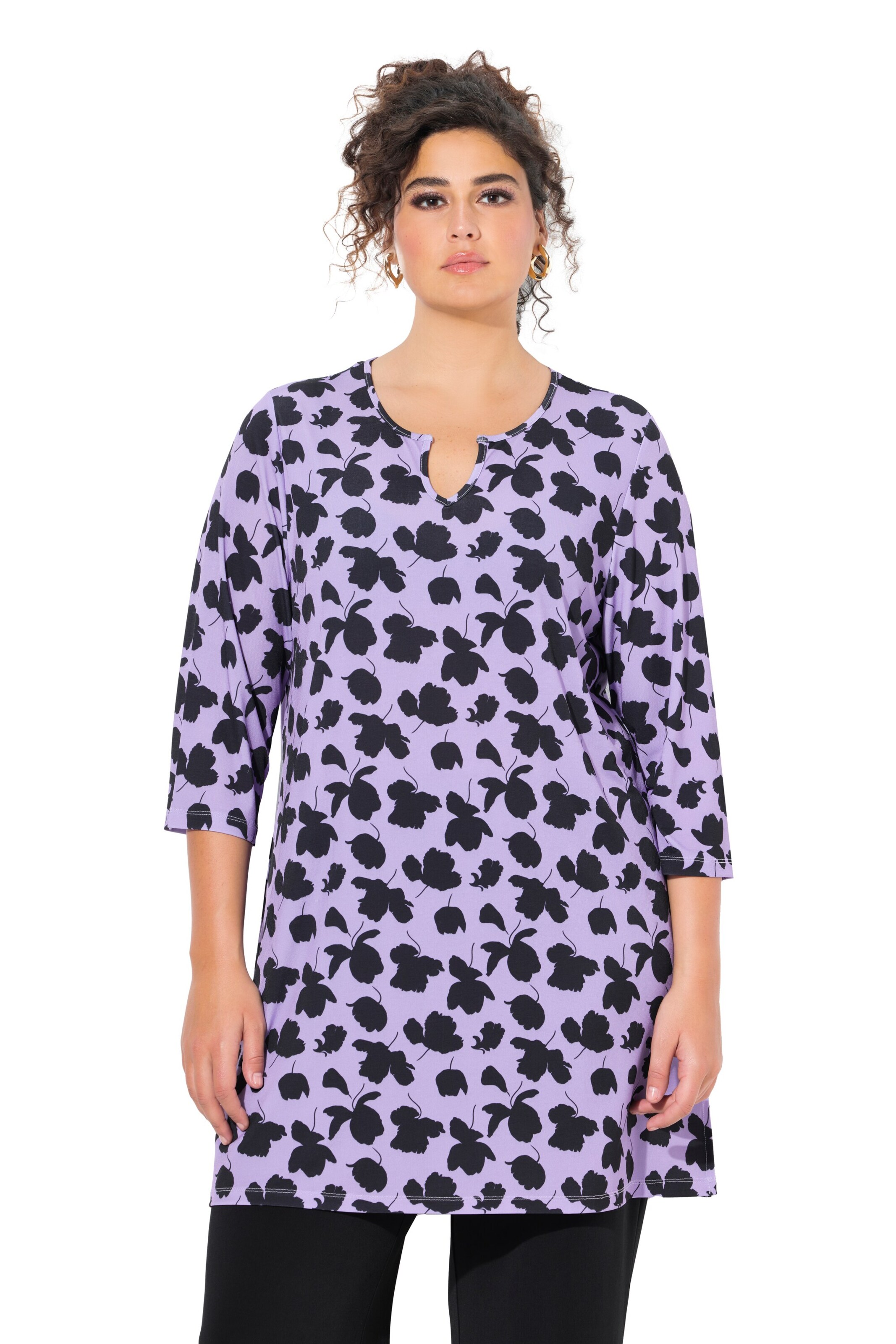 Ulla Popken Shirt in Purple: front