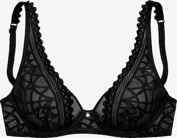 s.Oliver - Sujetador en negro: frente