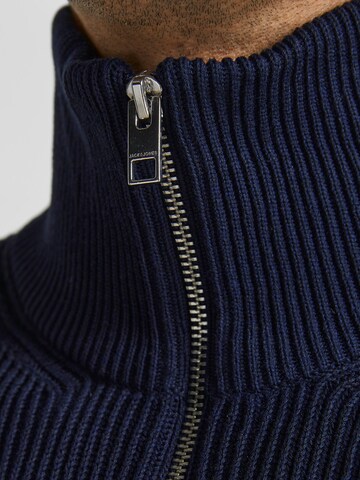 JACK & JONES Sweter 'Blaperfect' w kolorze niebieski