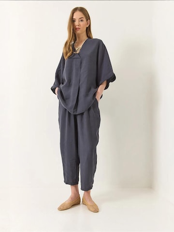 Bianco Lucci - Calças de fato em cinzento