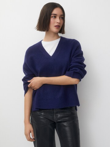 Pull&Bear Trui in Blauw: voorkant