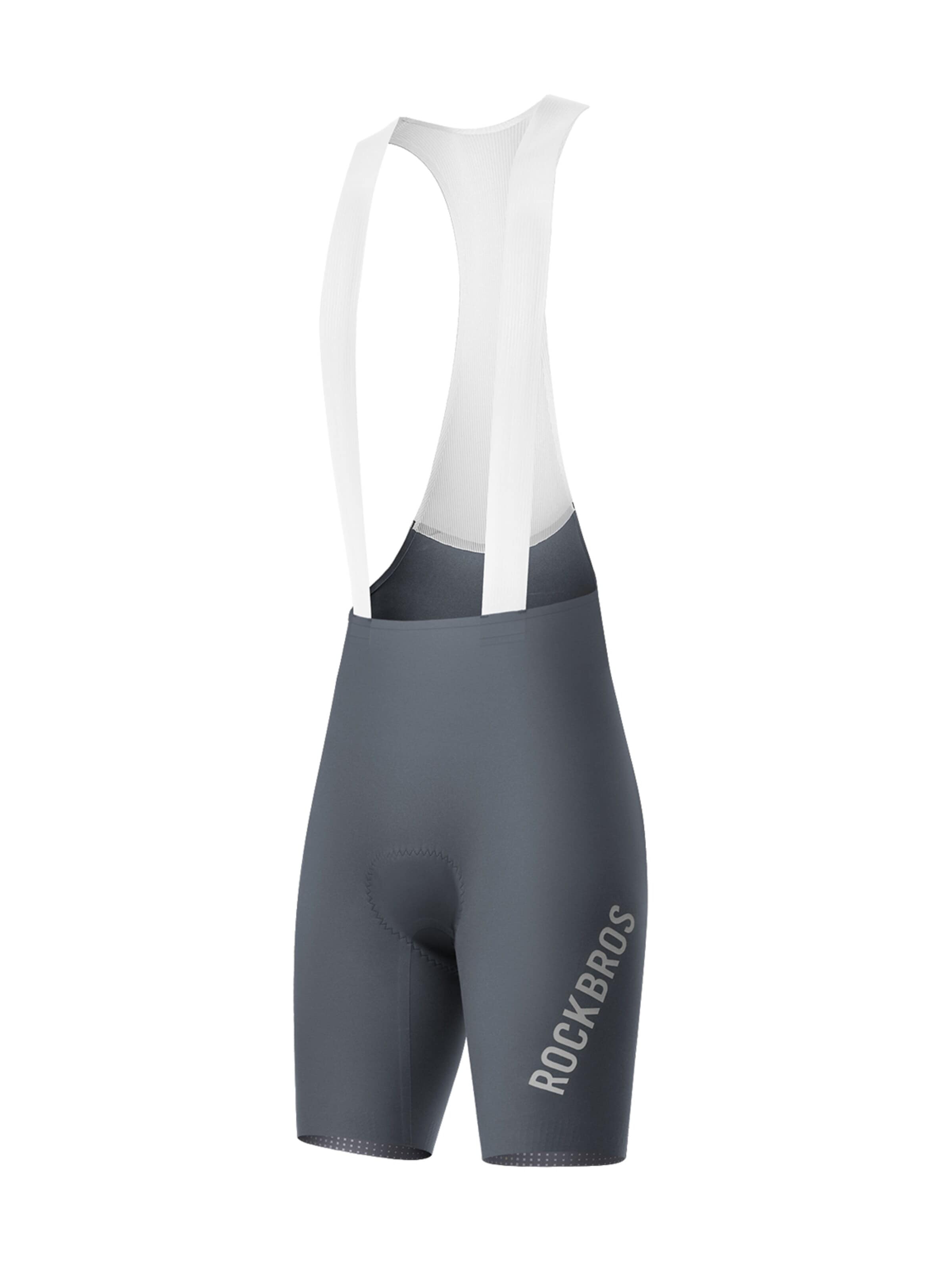 ROCKBROS Outdoor Pants 'Herren Radlershorts mit Träger' in XS/Regular in Grey, Item view