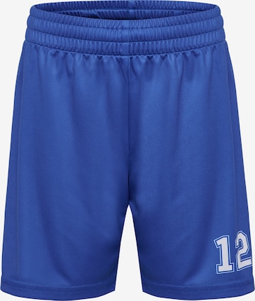 Regular Pantalon de sport Hummel en bleu : devant