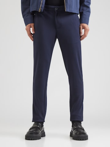 Coupe slim Pantalon chino 'Mark' Only & Sons en bleu : devant