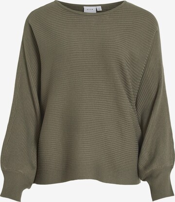 VILA Sweater in Green: front