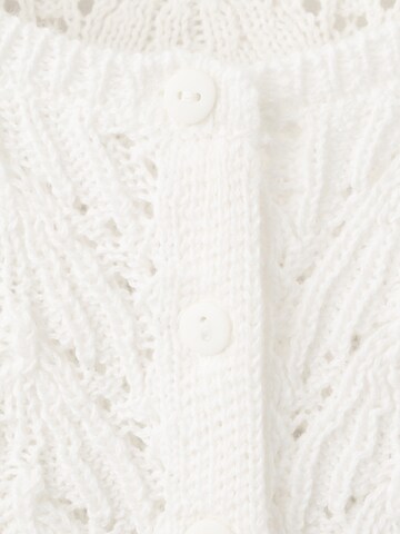 MANGO TEEN Gebreid vest 'ONA' in Wit