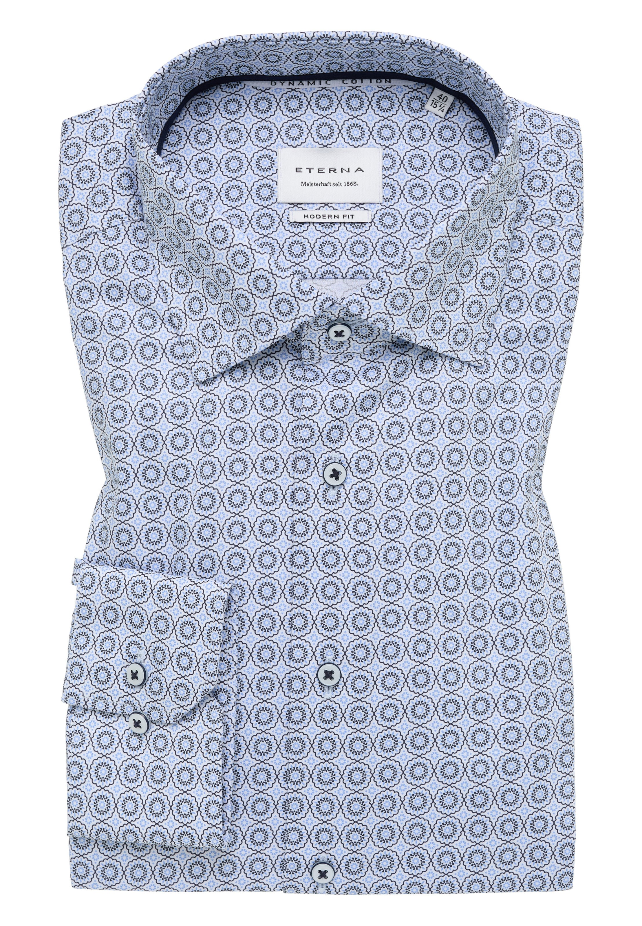 ETERNA Regular fit Business Shirt in Blue