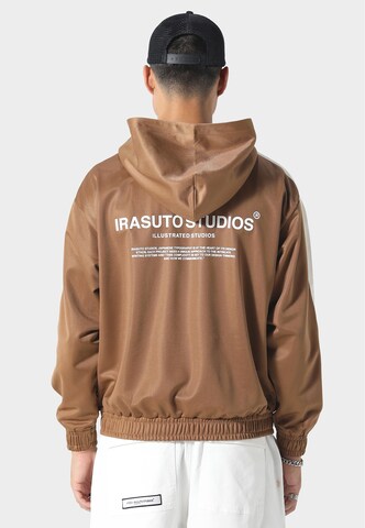 Irasuto Studios Sweatshirt 'Tricote' in Braun: Vorderseite