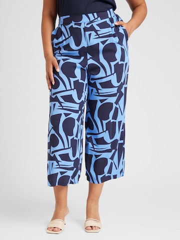 Tapered Pantaloni cutați 'CARNOVA LIFE' de la ONLY Carmakoma pe albastru: față