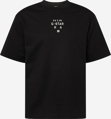 G-Star RAW T-Shirt 'Stencil' in Schwarz: predná strana
