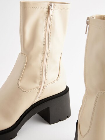 Next - Botines en blanco