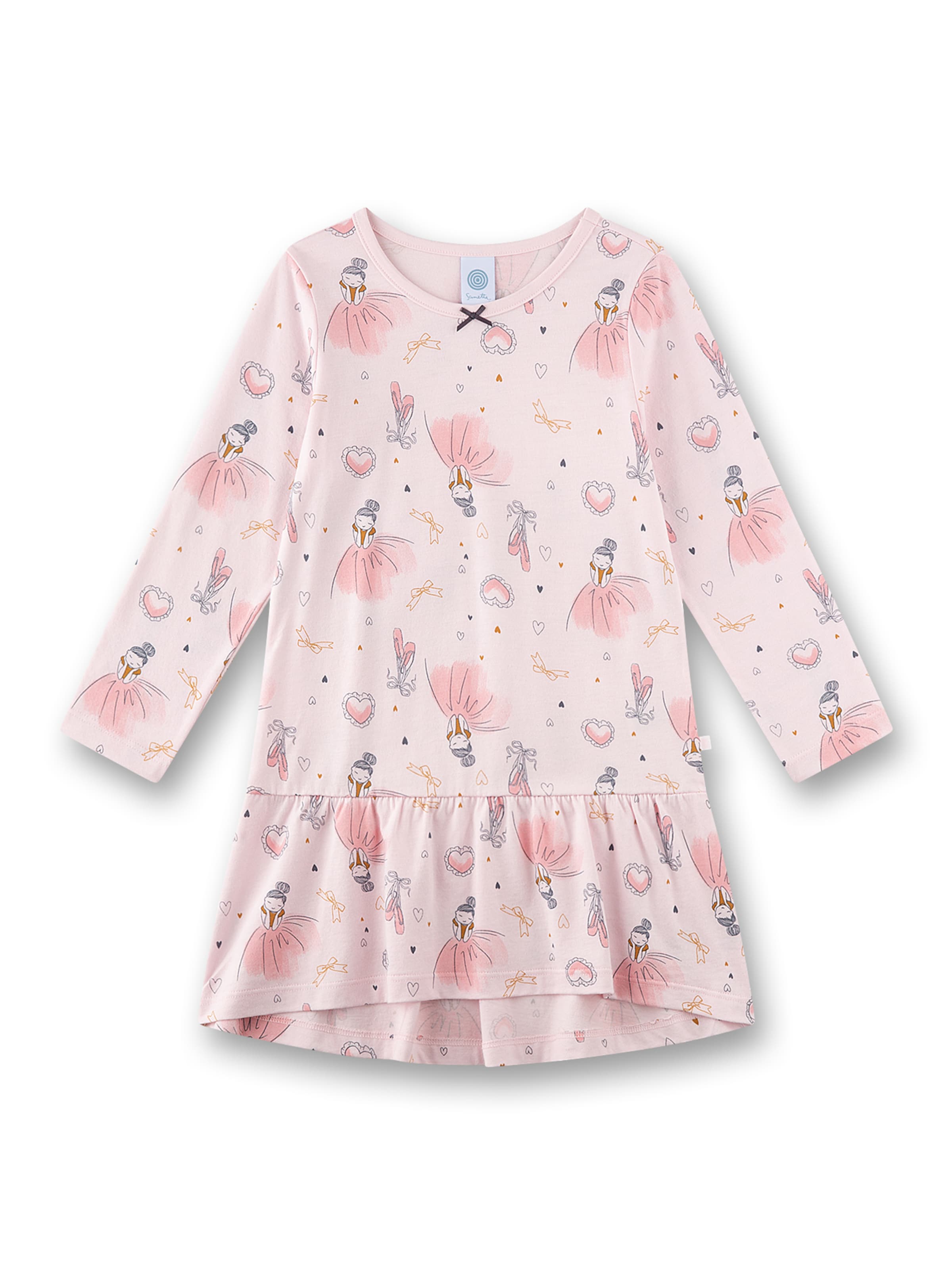 Sanetta Nachthemd in Pink: Vorderseite