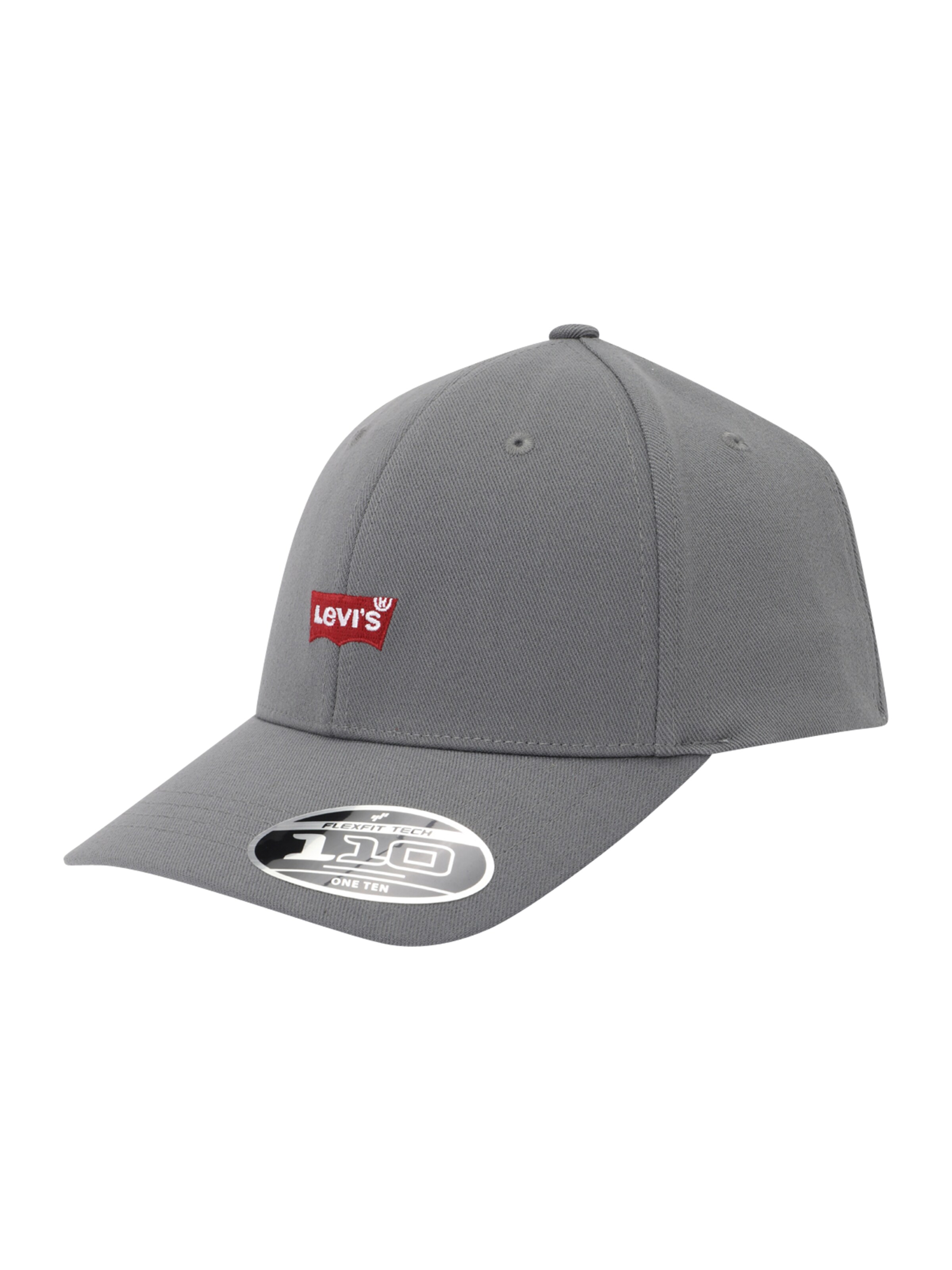 LEVI'S ® Шапка с козирка 'Flexfit® Housemark Logo Cap' в сиво: отпред