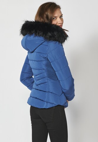 KOROSHI Winterjas in Blauw