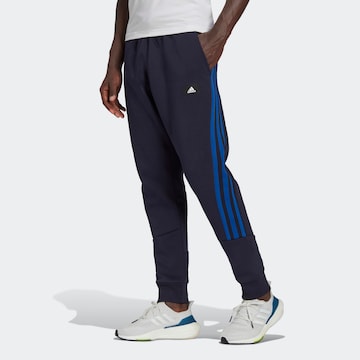 ADIDAS SPORTSWEAR Tapered Sporthose in Blau
