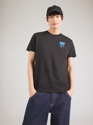 ALPHA INDUSTRIES T-Shirt in Schwarz