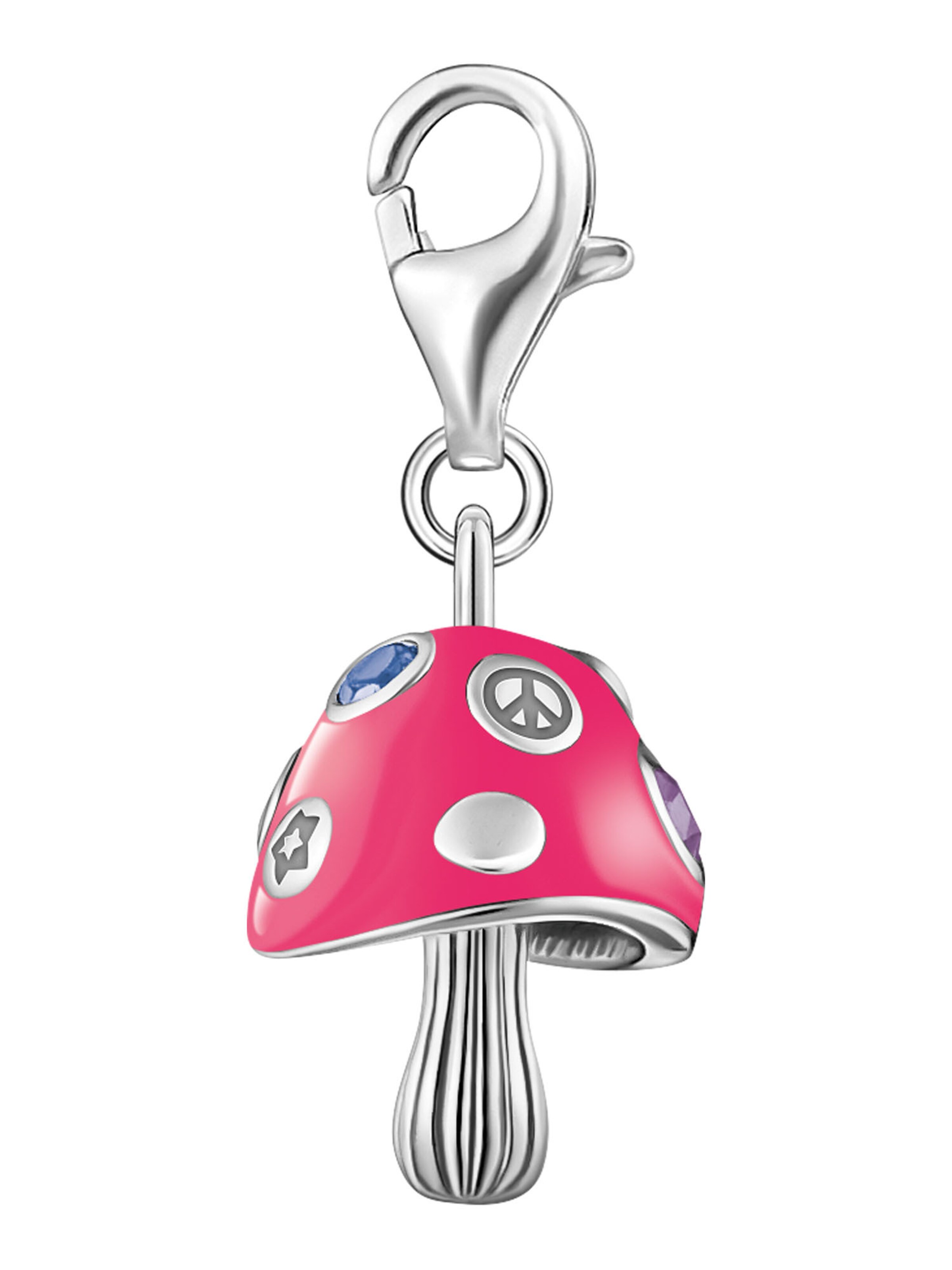 Thomas Sabo Anhänger 'Pilz' in Pink: Vorderseite