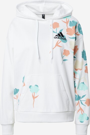 ADIDAS PERFORMANCE Sports sweatshirt in Beige / Turquoise / Apricot / White, Item view