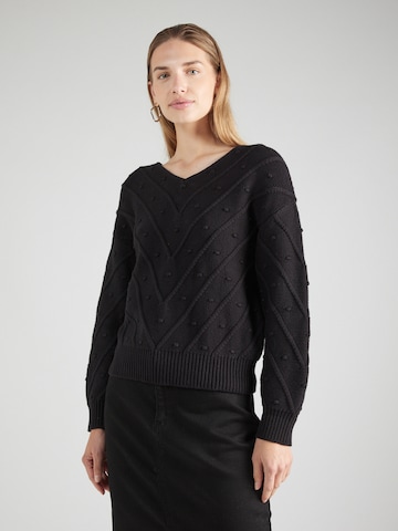 ABOUT YOU Sweater 'Hermine' in Black: front
