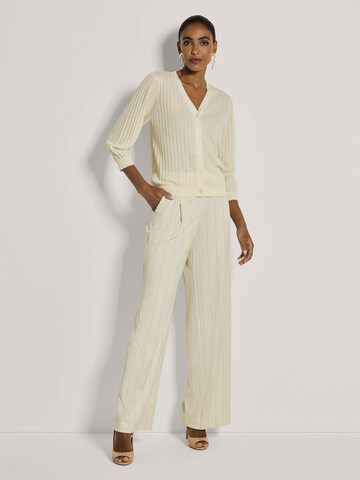 MADELEINE Gebreid vest in Wit