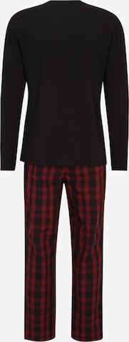 BOSS Pitkä pyjama 'Easy' värissä punainen