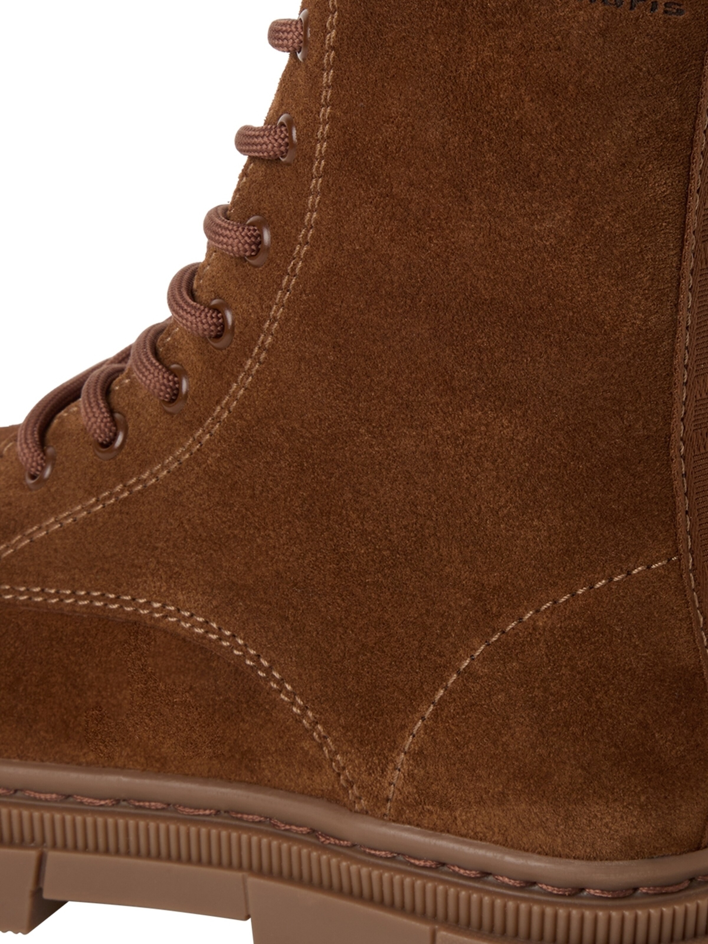 Bottines à lacets Tamaris en marron