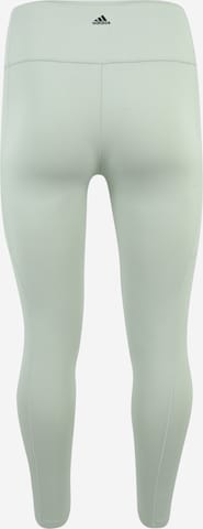 ADIDAS SPORTSWEAR Skinny Športne hlače 'Studio' | zelena barva