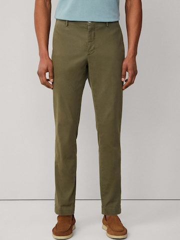 Hackett London Slimfit Hose 'Kensington' in Grün: Vorderseite