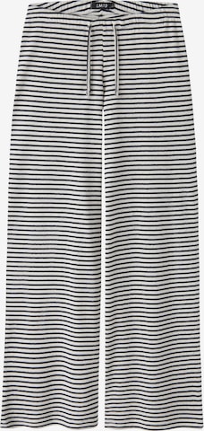 LMTD Wide leg Pants in Black: front