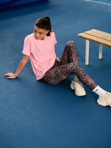 Next Skinny Športové nohavice - Ružová