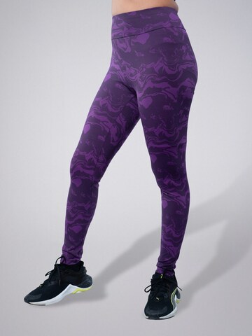 LEAFLETIC - Skinny Leggings 'Leafletic Women’s Long Length Legging' en lila