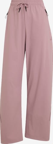 Loosefit Pantalon de sport 'Z.N.E.' ADIDAS SPORTSWEAR en violet : devant