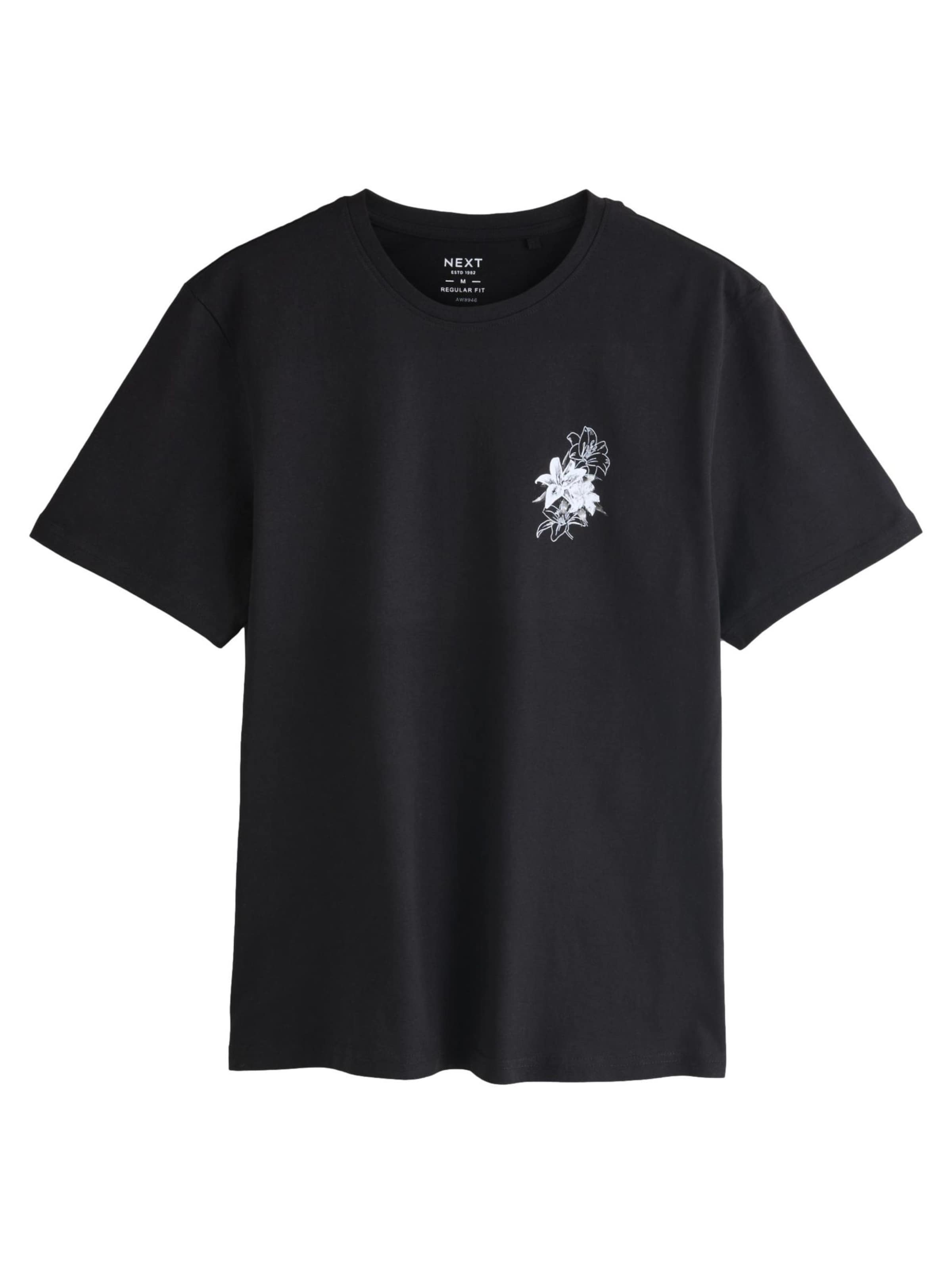 Next Футболка в Черный: спереди