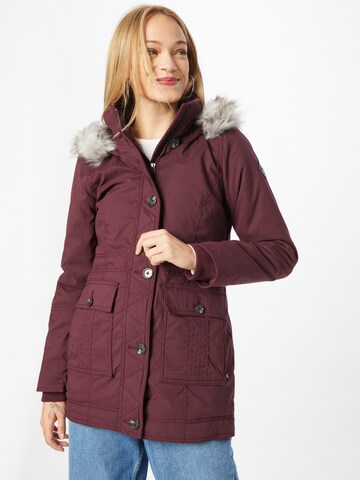 HOLLISTER Tussenparka in Rood: voorkant