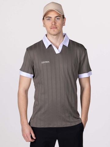 Divina Shirt 'Ace' in Grau: Vorderseite