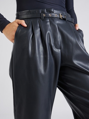 ONLY Regular Pleat-Front Pants 'Heidi' in Black