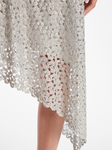 Robes en maille 'Zissy' Ana Alcazar en argent