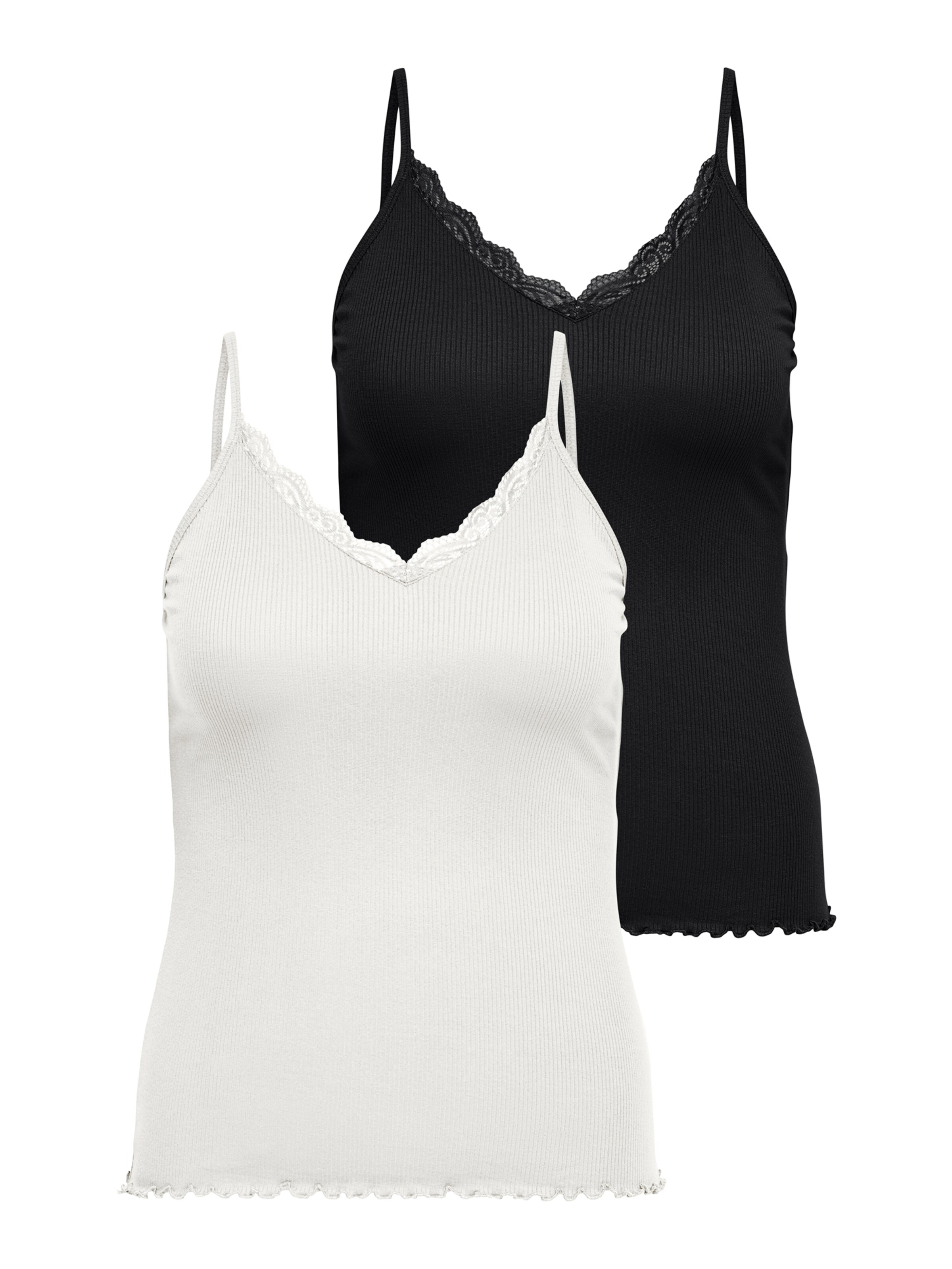 ONLY Carmakoma Top 'CARSILLE' in Black: front