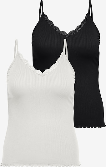 Palaidinė be rankovių 'CARSILLE' iš ONLY Carmakoma, spalva – juoda / balta, Prekių apžvalga