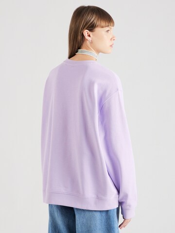 HUGO Sweatshirt 'Deroxane' i lilla