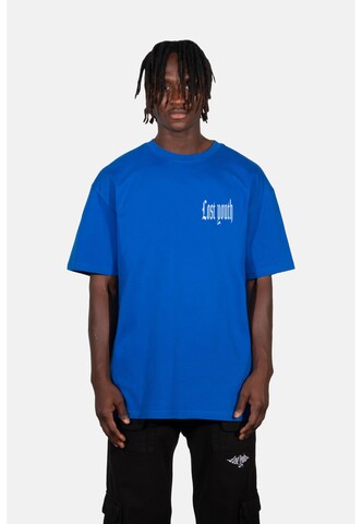 T-Shirt Lost Youth en bleu : devant